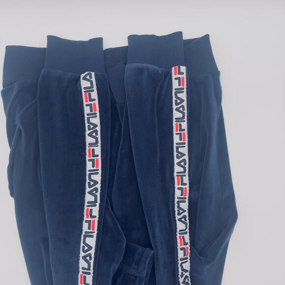 Vtg Velour FILA Track Suit Full Zip Top XL Woman Retro w/LOGO 90s comfortable - Picture 10 of 16